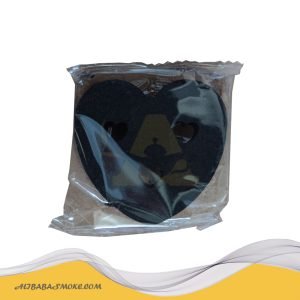 Bamboo Charcoal  0175-5055-5-heart black