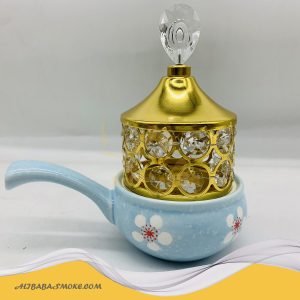 New Creative Censer Crystal Luxury Gold Metal Incense Burner