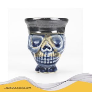 Ceramic Hookah Bowl Creative Skull Shape Shisha Accessories