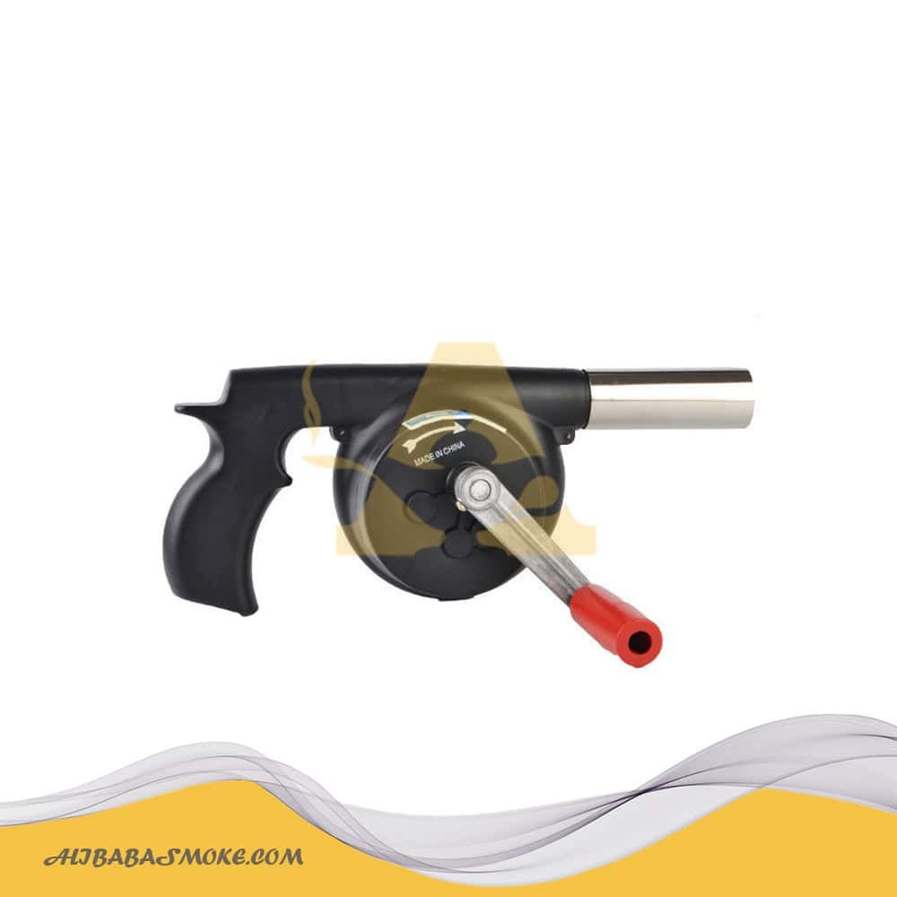 Barbecue Fan, Hand Crank BBQ Charcoal Blower Portable with Speed Control Handle-YS-42 - Image 2