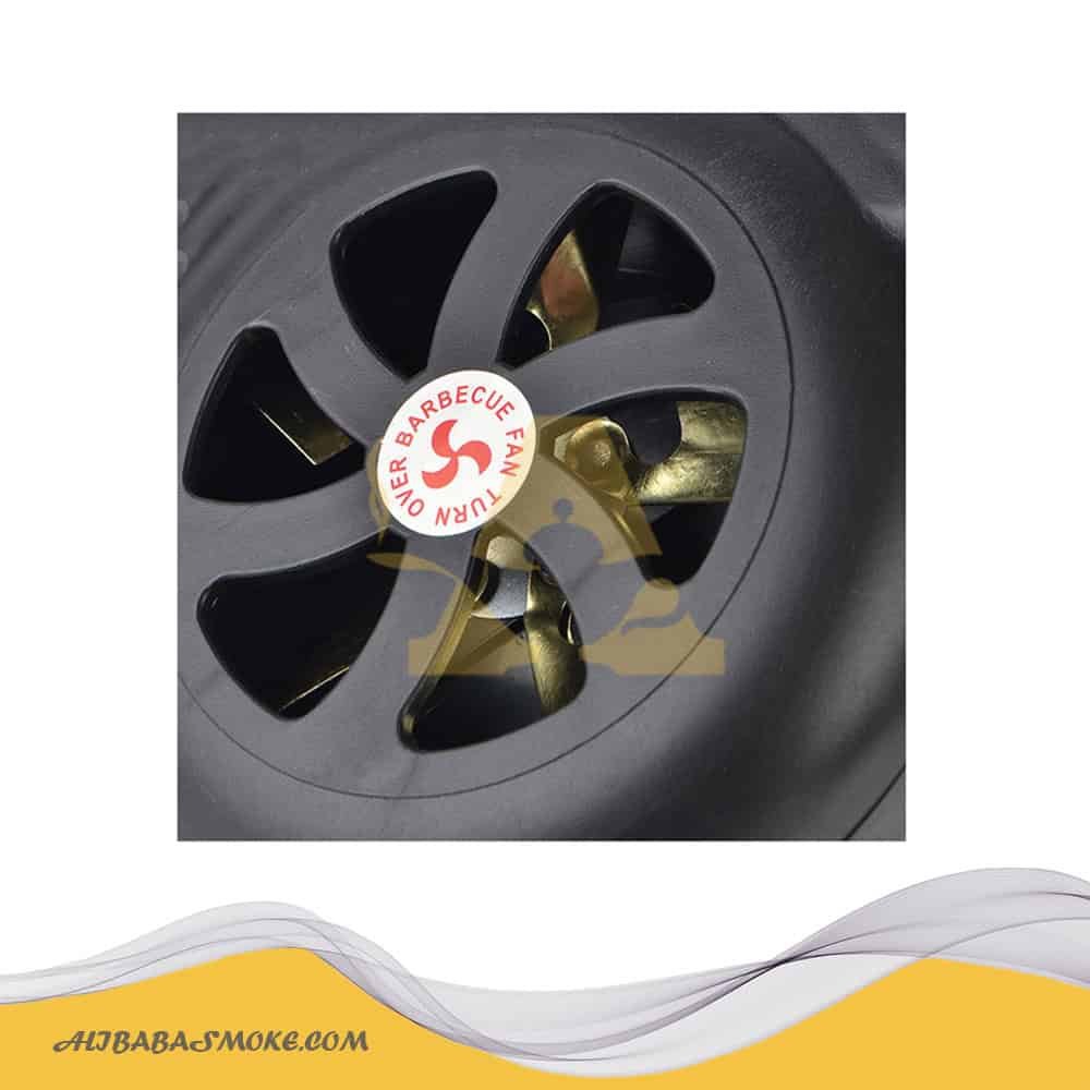 Barbecue Fan, Hand Crank BBQ Charcoal Blower Portable with Speed Control Handle-YS-42 - Image 3