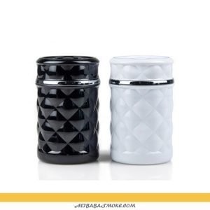 Portable Smoking Accessories Diamond-Shape Plastic Car Ashtray With Led Light