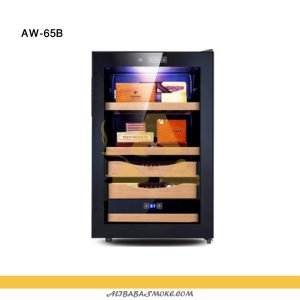 Electronic best cooler cedar display cigar cabinet compressor cabinet case cigar humidor AW-65B