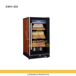 Modern Large Cooling Refrigerated Wood Electric Gift Cooler Cabinet Tobacco Cigar Humidor-AWH-400