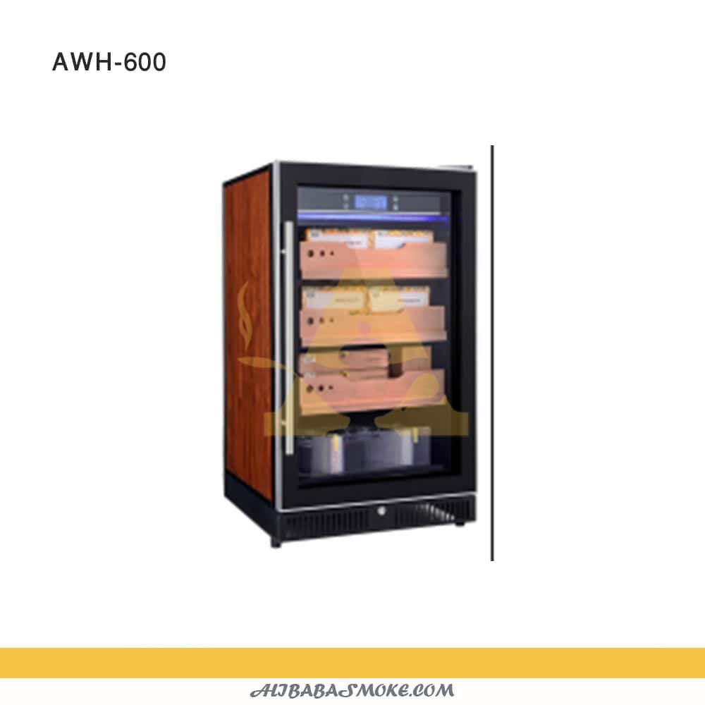 Modern Large Cooling Refrigerated Wood Electric Gift Cooler Cabinet Tobacco Cigar Humidor-AWH-600