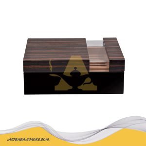Cigar Box with Large Capacity Spanish Cedar Acrylic Display Storage Box-WLHG-0048