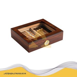 Thermostatic Cigar Box High-end Cedar Flip Cigar Humidor Moisturizing Box-CB-1