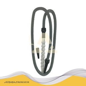 1.8M Plastic Hookah Hose with Transparent Acrylic Head Multi-color Shisha Accessories Wholesale