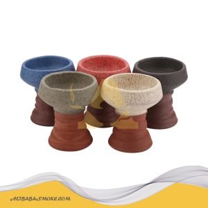 Ceramic Hookah Bowl Contrast Color Shisha Head
