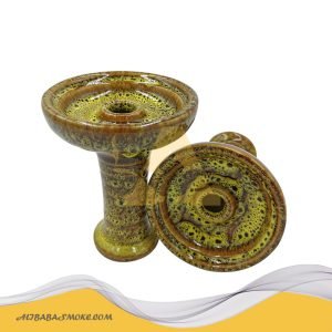 Ceramic Hookah Bowl Snake Skin Pattern