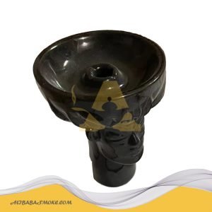 Custom Art-Face Pattern Ceramic Hookah Bowl