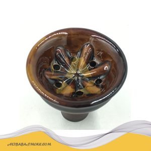 Porous Ceramic Hookah Bowl (Brown)