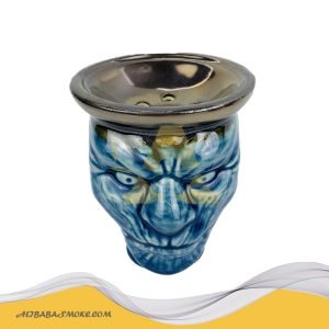 Creative Face Skeleton Ceramic Hookah Bowl