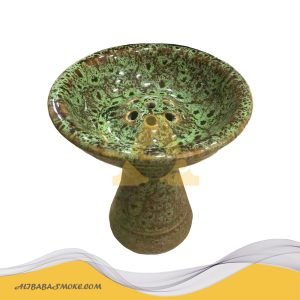 Peacock Pattern Ceramic Hookah Bowl