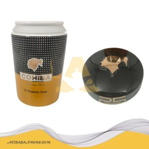 Cigar humidor case/jar, Ceramic Cigar Canister Portable for 10 Cigar- BQ-5003