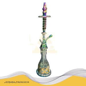 Modern Colorful (Green) Aluminum Alloy Hookah Shisha Suit