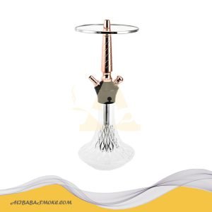 Aluminum Hookah Gold pole Glass Shisha