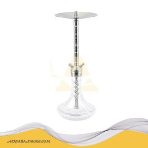 Stainless Steel Hookah SliverShisha Fashion Design With Single Pipe