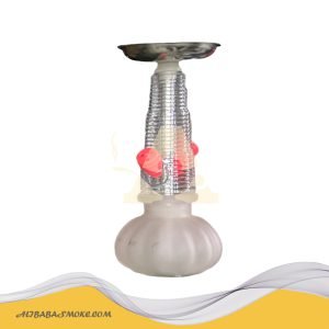 Pumpkin Bottle Shape Hookah Shisha Set Light Pink