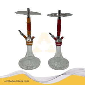 Aluminum alloy universal head metal rod hookah