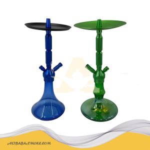 Aluminum Alloy Pure Color Hookah Set Multi-color
