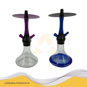 Aluminum Alloy Hookah Glass Base with Color
