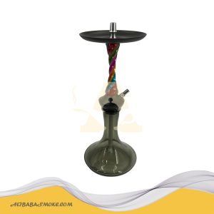 Aluminum Alloy Hookah Spiral Colorful Pole Shisha