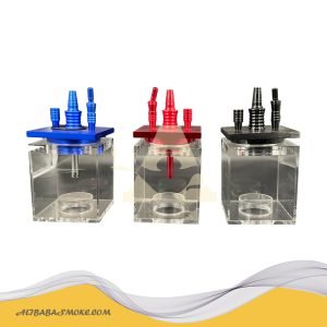 Acrylic Aluminum Alloy Square Hookah Shisha