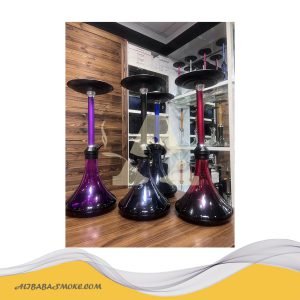 Pure color modern style aluminum alloy hookah, full set shisha