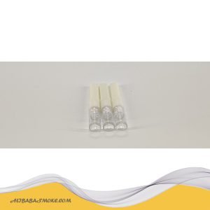 Disposable cigarette holder filter beads white