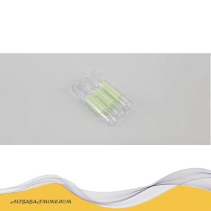 Disposable cigarette holder long filter green cotton