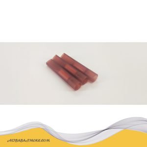 Brown silicone feel shell disposable cigarette filter ( long cotton)