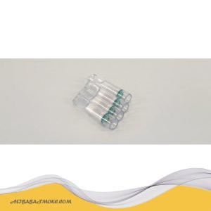 Transparent shell disposable cigarette 2 in 1 filter ( beads+ cotton)