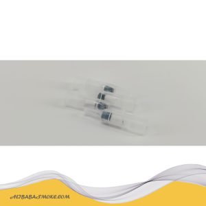 Transparent shell disposable cigarette filter (cotton)