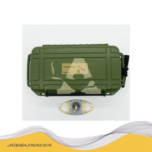 Portable 10ct cigar box travel cigar humidor case