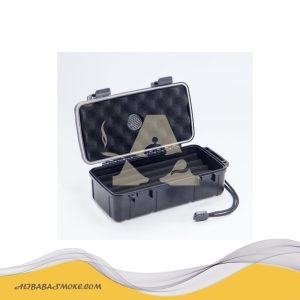 ABS plastic cigar box (10 pieces) portable for travel camping