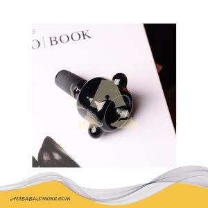 Black glass pipe head for filter customizable accessory