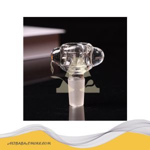 Glass pipe head for filter customizable accessory