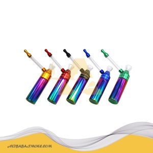 Aluminum water pipe, colorful body, portable washable