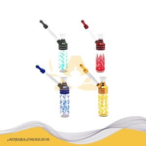 Hot selling new metal water pipe 120MM printed glass