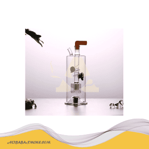 Double filter glass pipe, smoking accessories