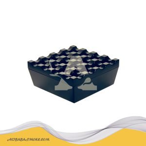 16-hole creative square ashtray multicolor zinc alloy