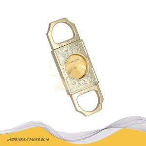 Creative stainless steel double-edged sharp cigar cutter