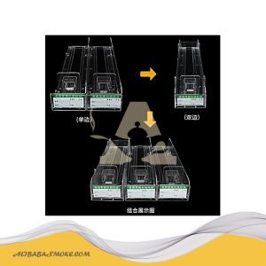 Automatic cigarette pusher for cigarett & wine cabinet-24cm multi