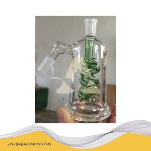 High-borosilicate glass pipe smoke collector