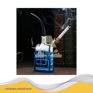 Small water pipe exterior metal hollow washable and portable body