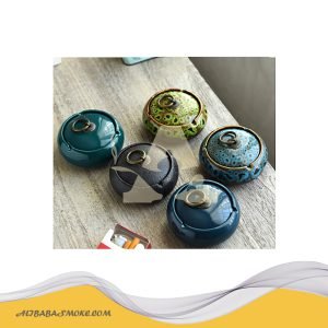 Small Teapot shape ashtray with lid