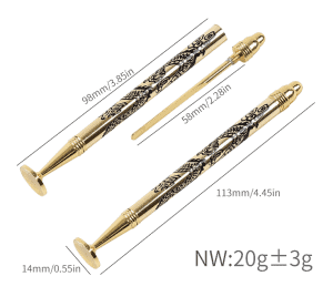 Removable 2-in-1 metal pressure bar Through-hole needle