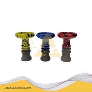 Ceramic hookah bowl Colorful design single hole