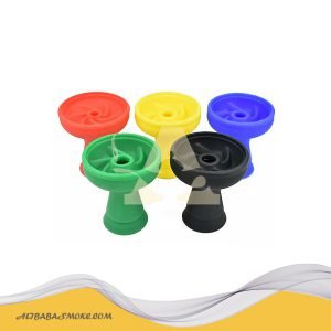 Single-Hole Whirlwind Shape Silicone Hookah Bowl